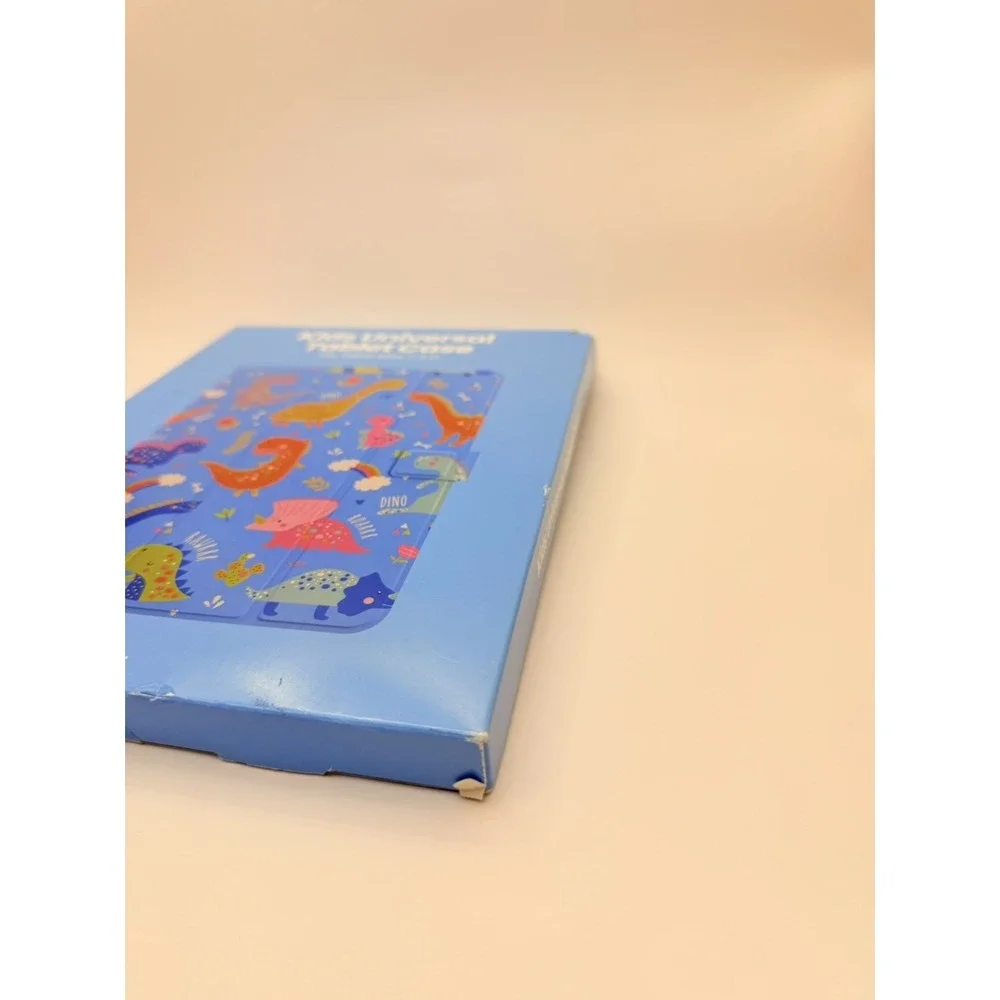 Heyday Kids Universal Tablet Case 7-11 in Blue Dinosaur Print Folio Stand New